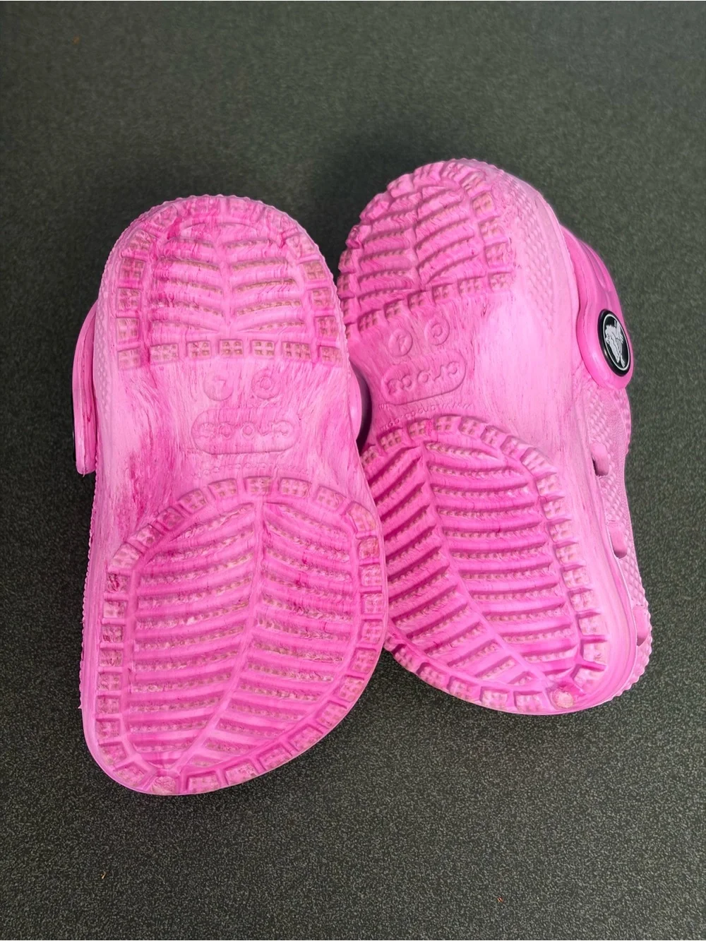 Pink Crocs Classic Watercolor Marbled Clog